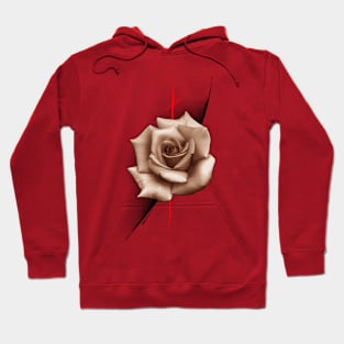 Abstract rose Hoodie